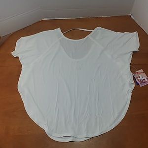 Joy Lab extra large white shirt open sides